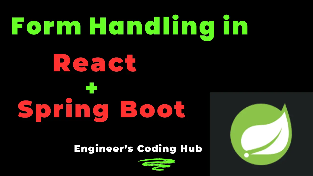 Form Handling in React and Spring Boot