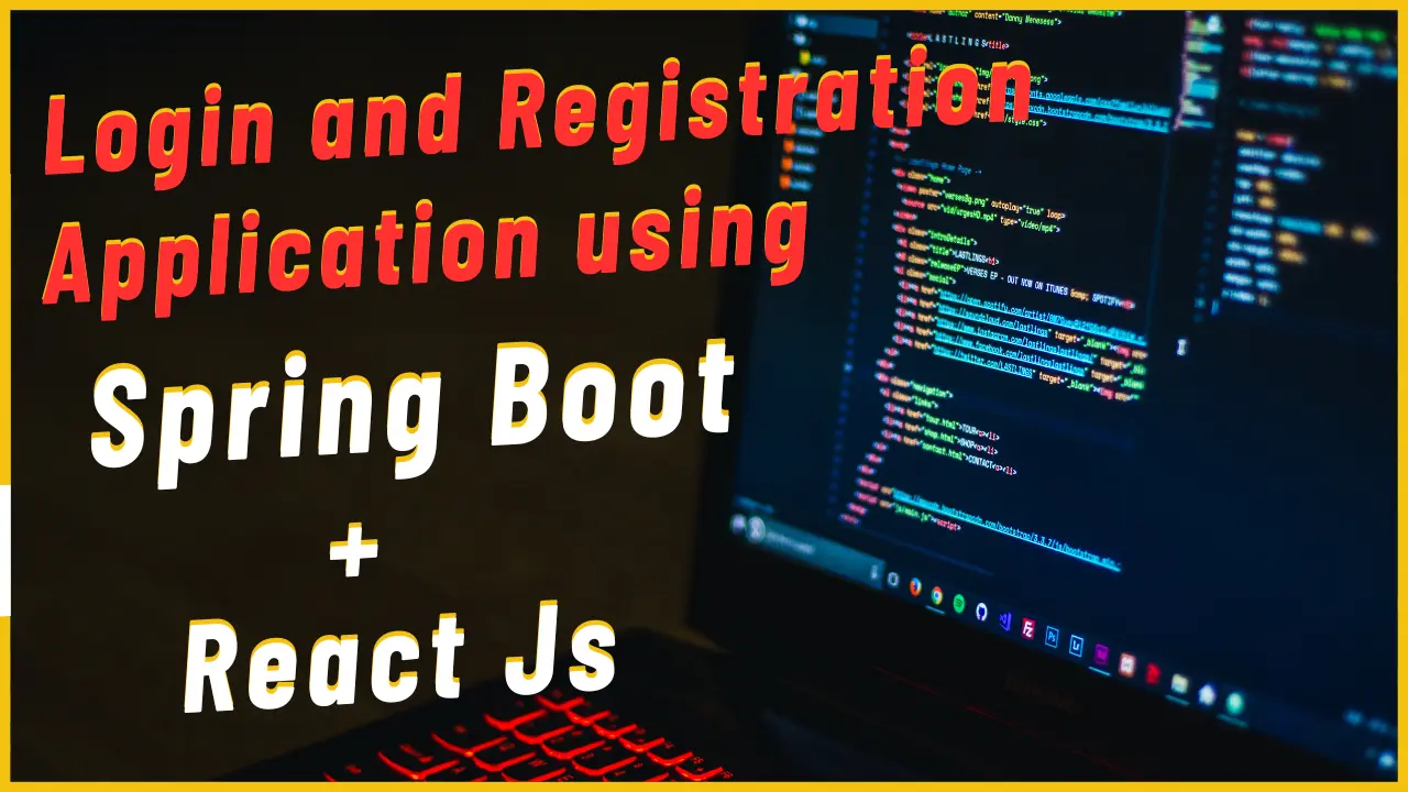Login and Registration Application using Spring Boot and React
